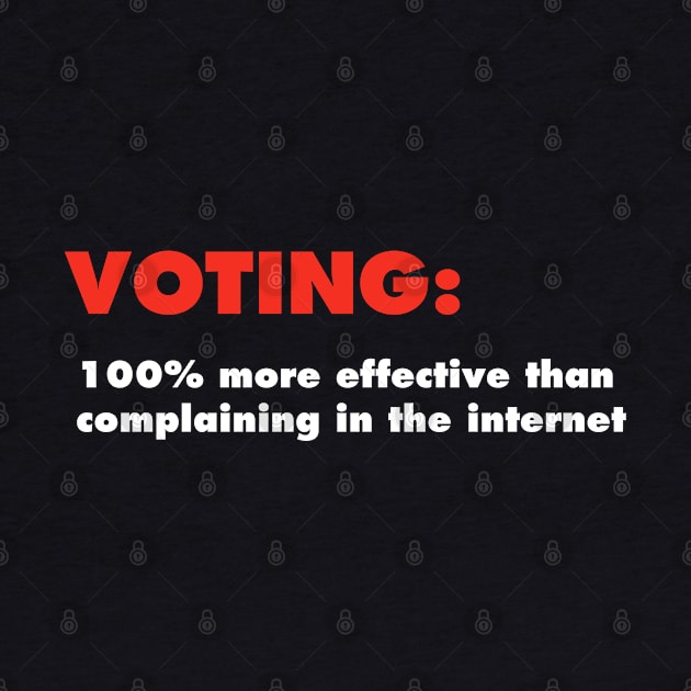 voting 100% more effective than complaining in the internet by itacc